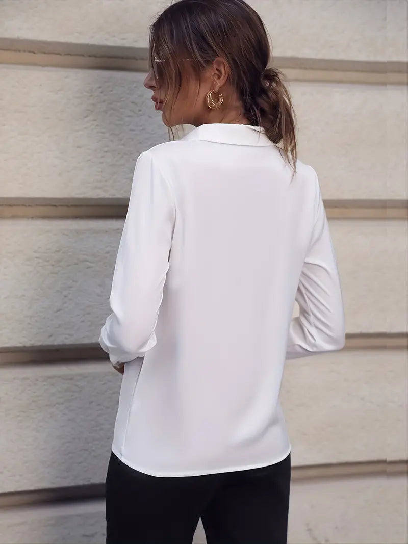 Elena | Blouse Chic et Professionnelle pour Femme