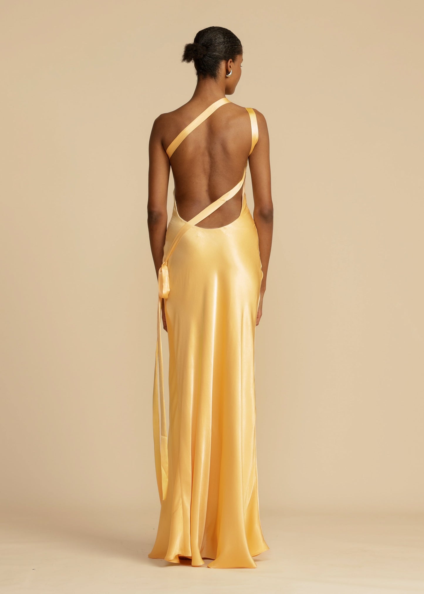 Seraphina | Robe Longue Asymétrique Dos Nu pour Femme