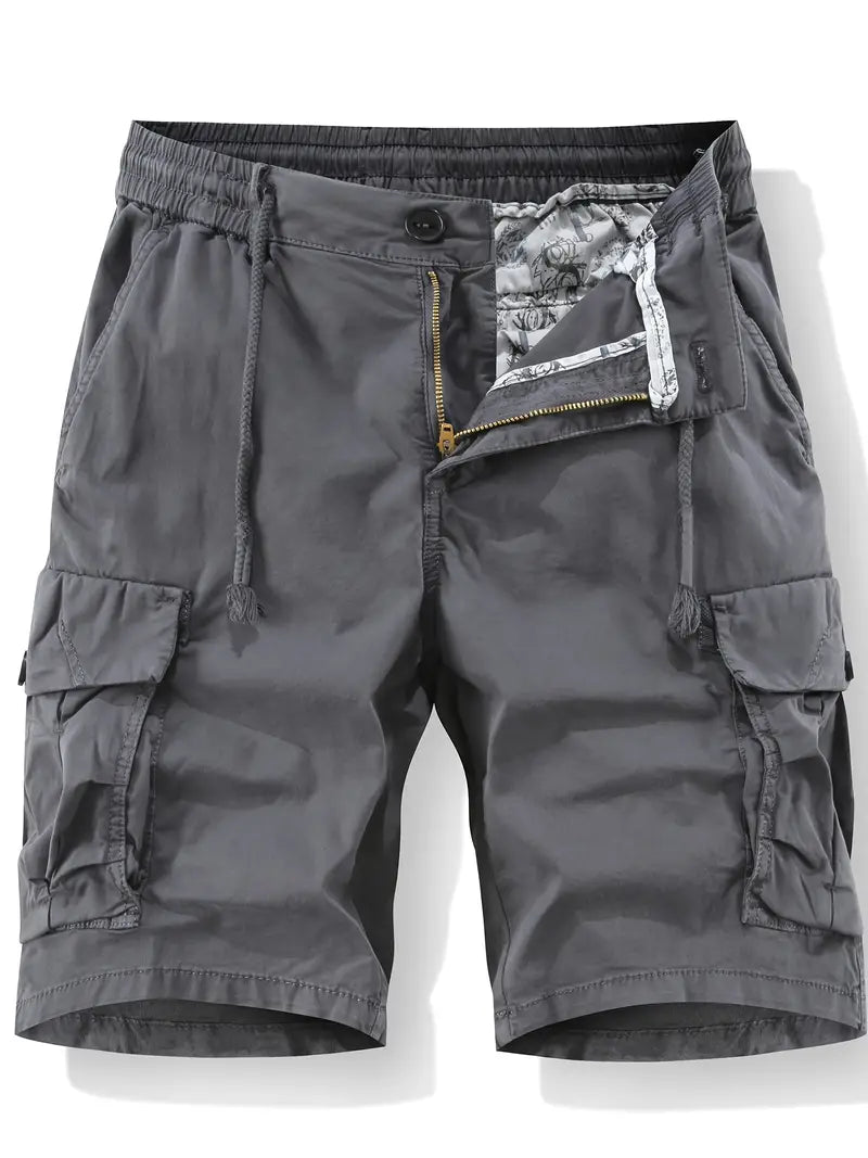 Tael | Short Cargo Homme avec Poches Multiples et Taille Élastique
