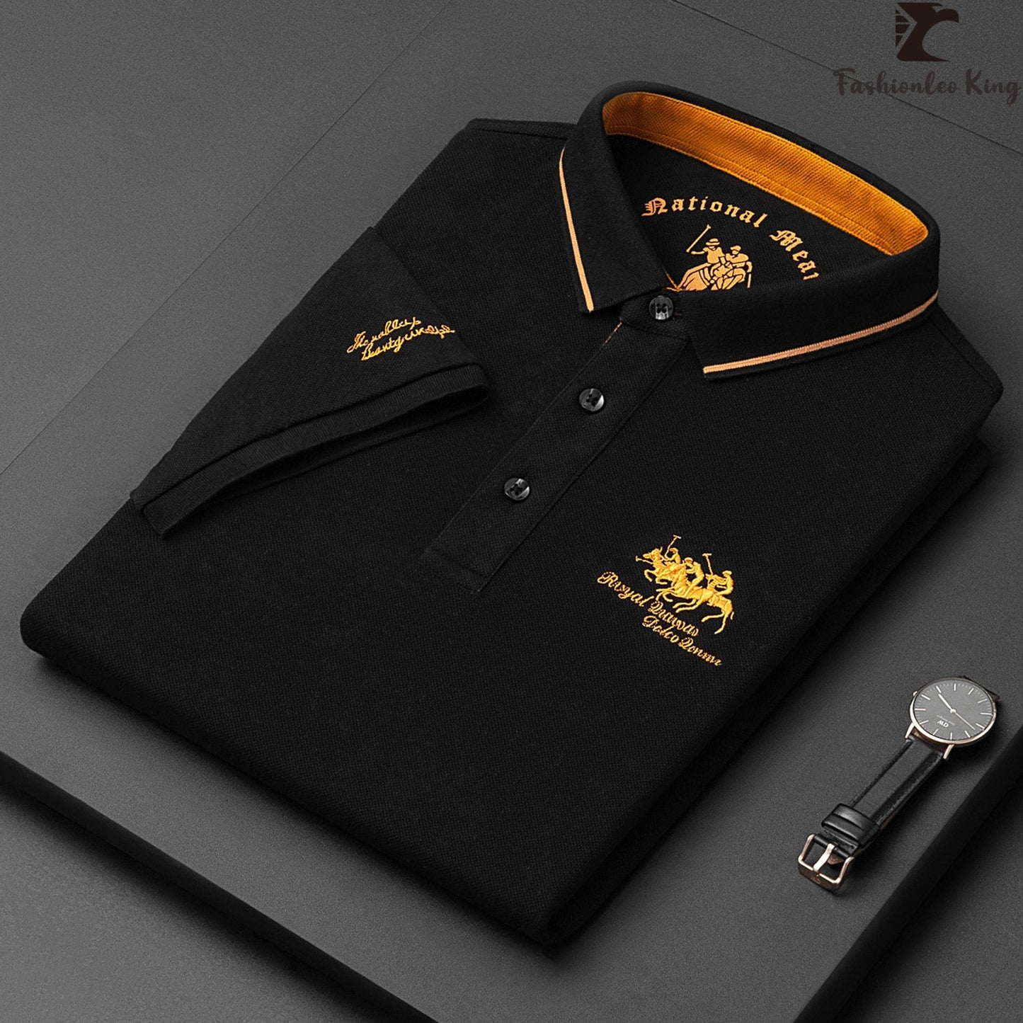 Adrien | Polo Classique à Col Contrasté pour Homme