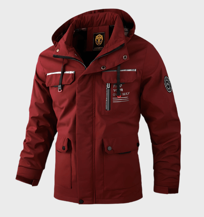 Adrien | Veste Hivernale Structurée pour Hommes avec Imprimé Statement