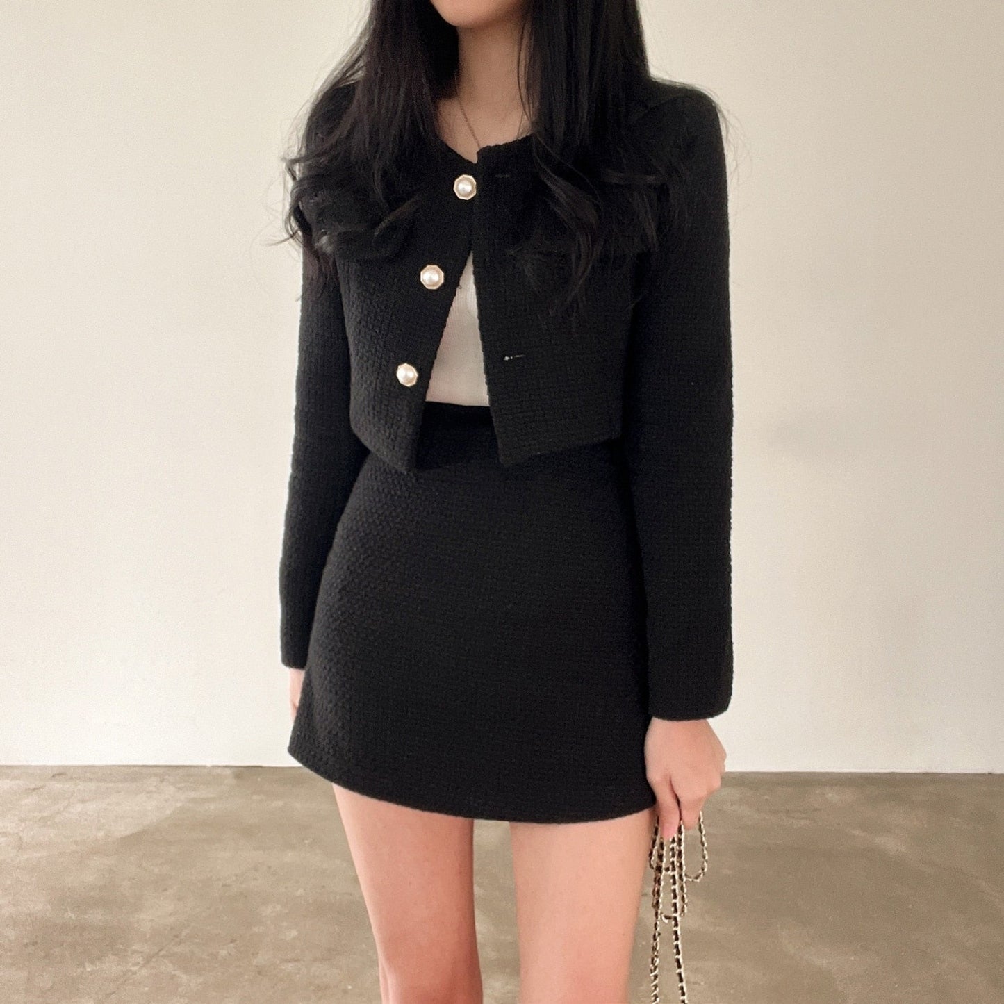 Alenya | Ensemble Jupe Courte et Veste Structurée pour Femme