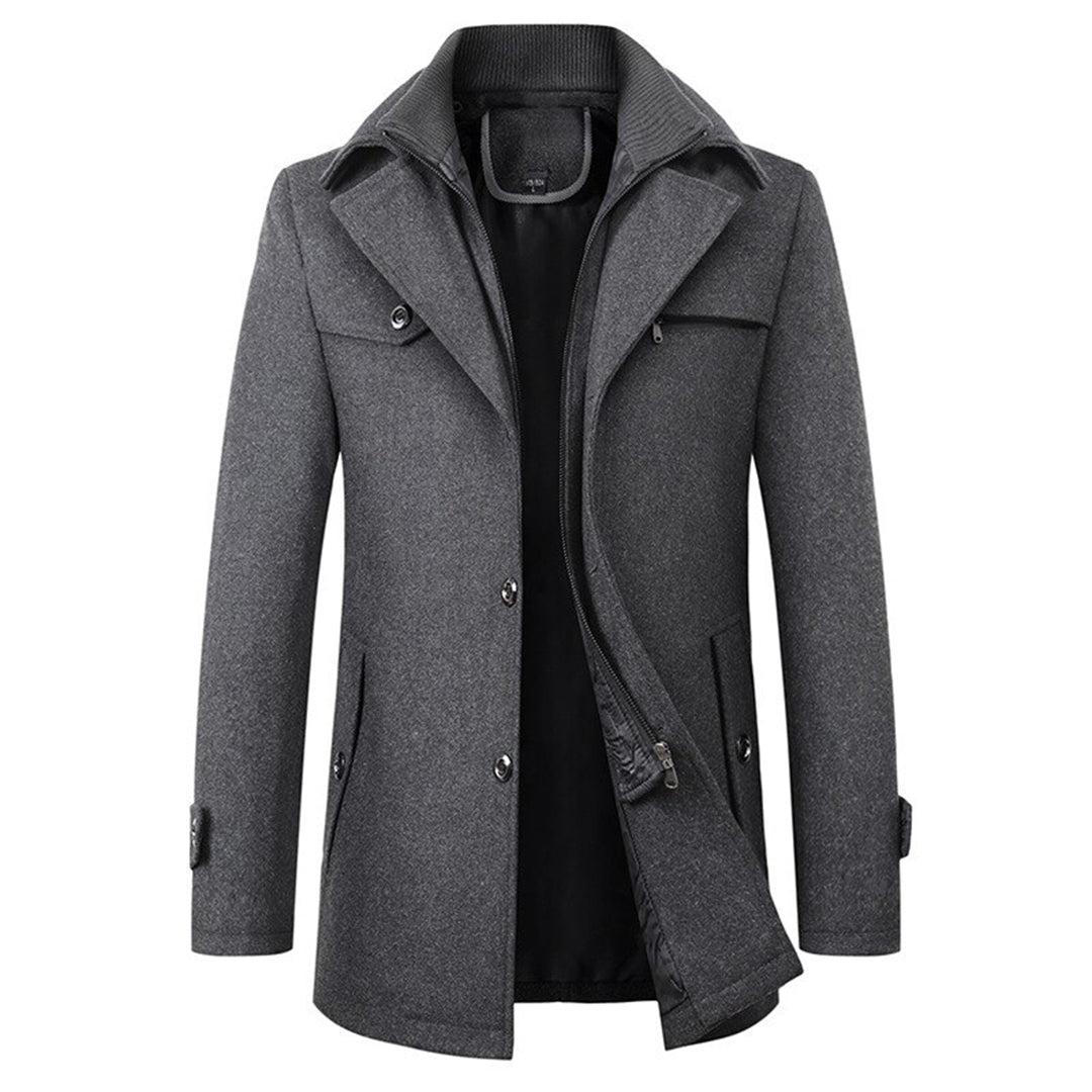 Alexandre | Manteau d’Hiver Long pour Homme au Design Élégant et Réchauffant