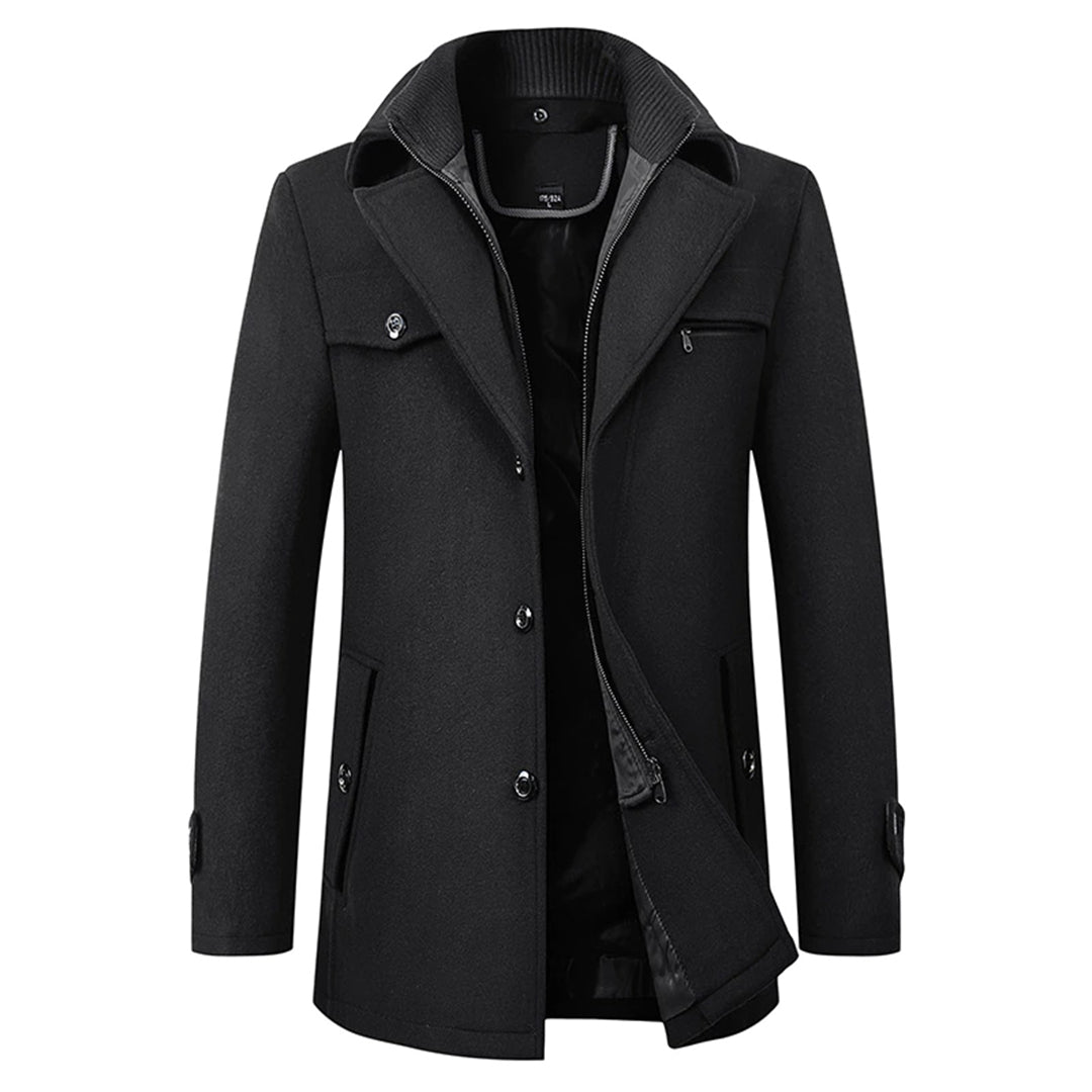Alexandre | Manteau d’Hiver Long pour Homme au Design Élégant et Réchauffant
