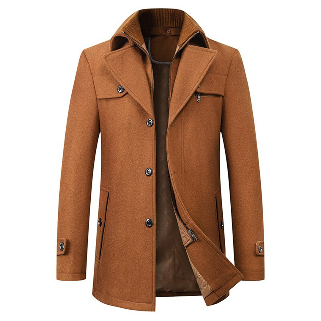 Alexandre | Manteau d’Hiver Long pour Homme au Design Élégant et Réchauffant