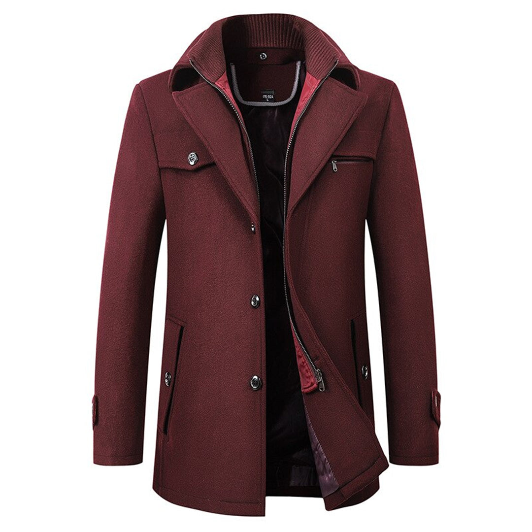 Alexandre | Manteau d’Hiver Long pour Homme au Design Élégant et Réchauffant