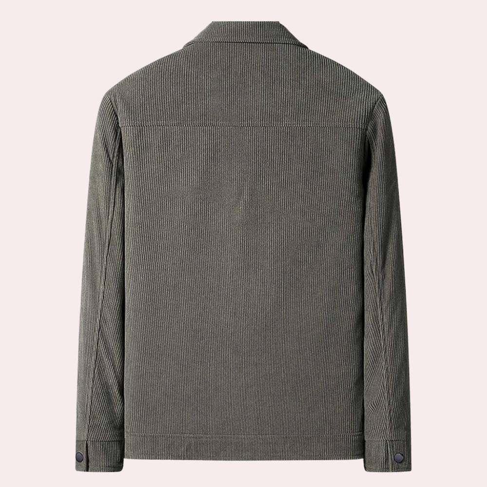 Dorian | Veste en Velours Côtelé Coupe Droite pour Homme