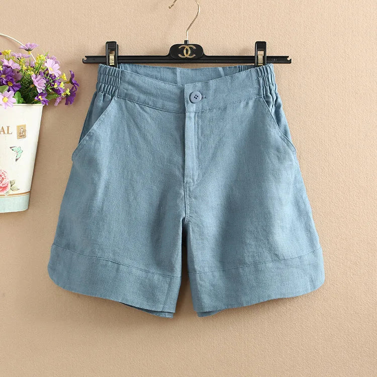 Elenya | Shorts Décontractés Taille Haute pour Femme