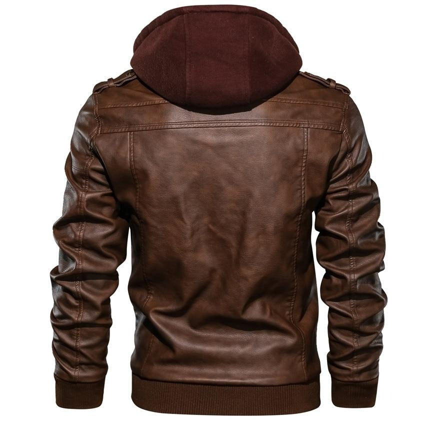 Enzo | Veste de motard avec capuche pour hommes