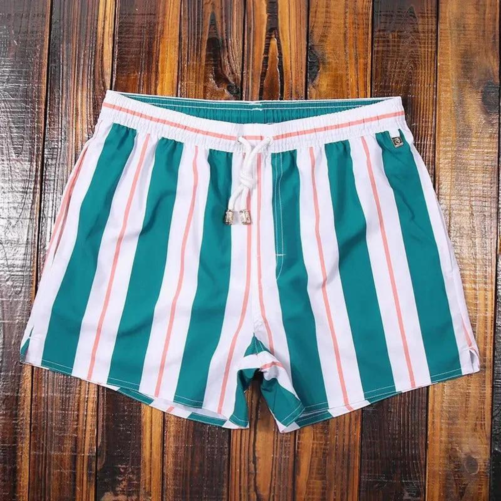 Hugo | Short Rayé à Taille Élastique pour Homme