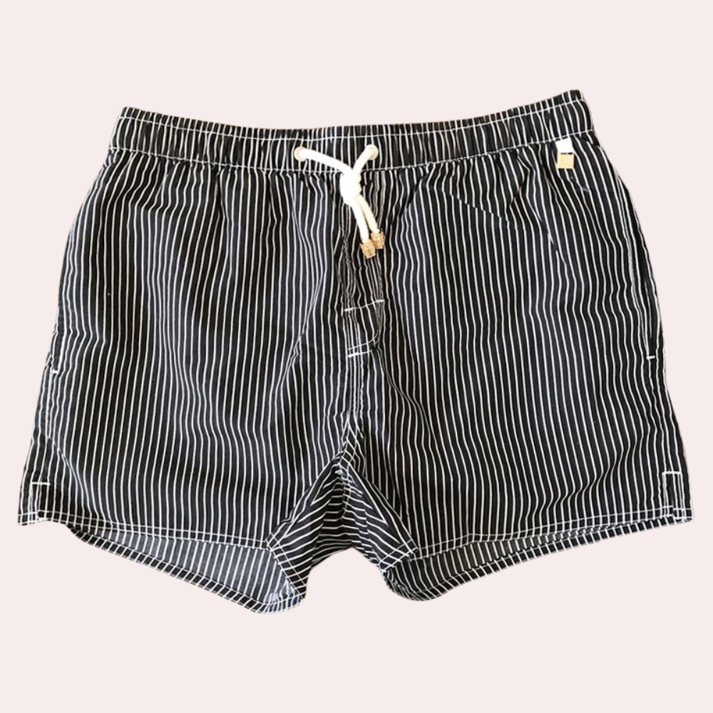 Hugo | Short Rayé à Taille Élastique pour Homme