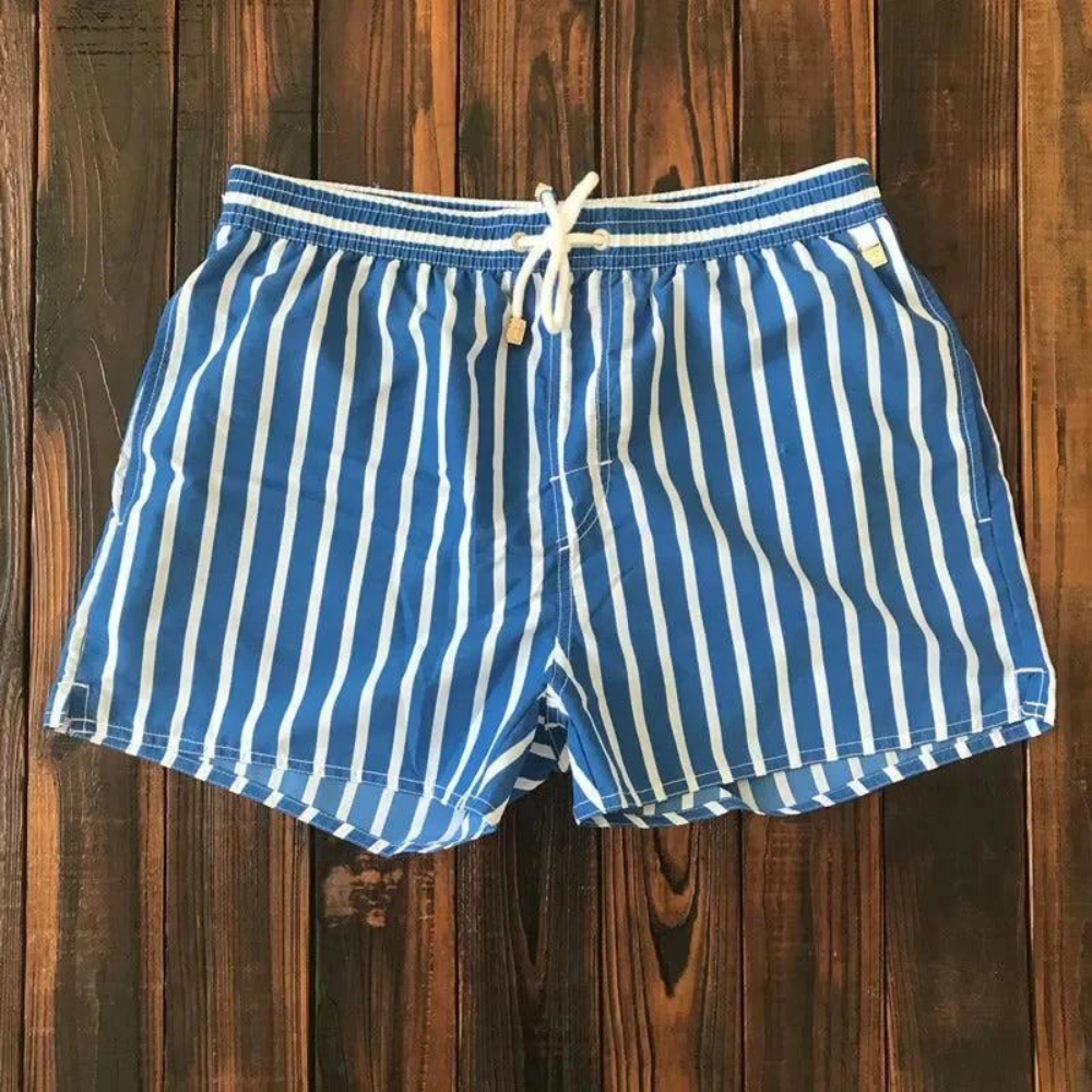 Hugo | Short Rayé à Taille Élastique pour Homme