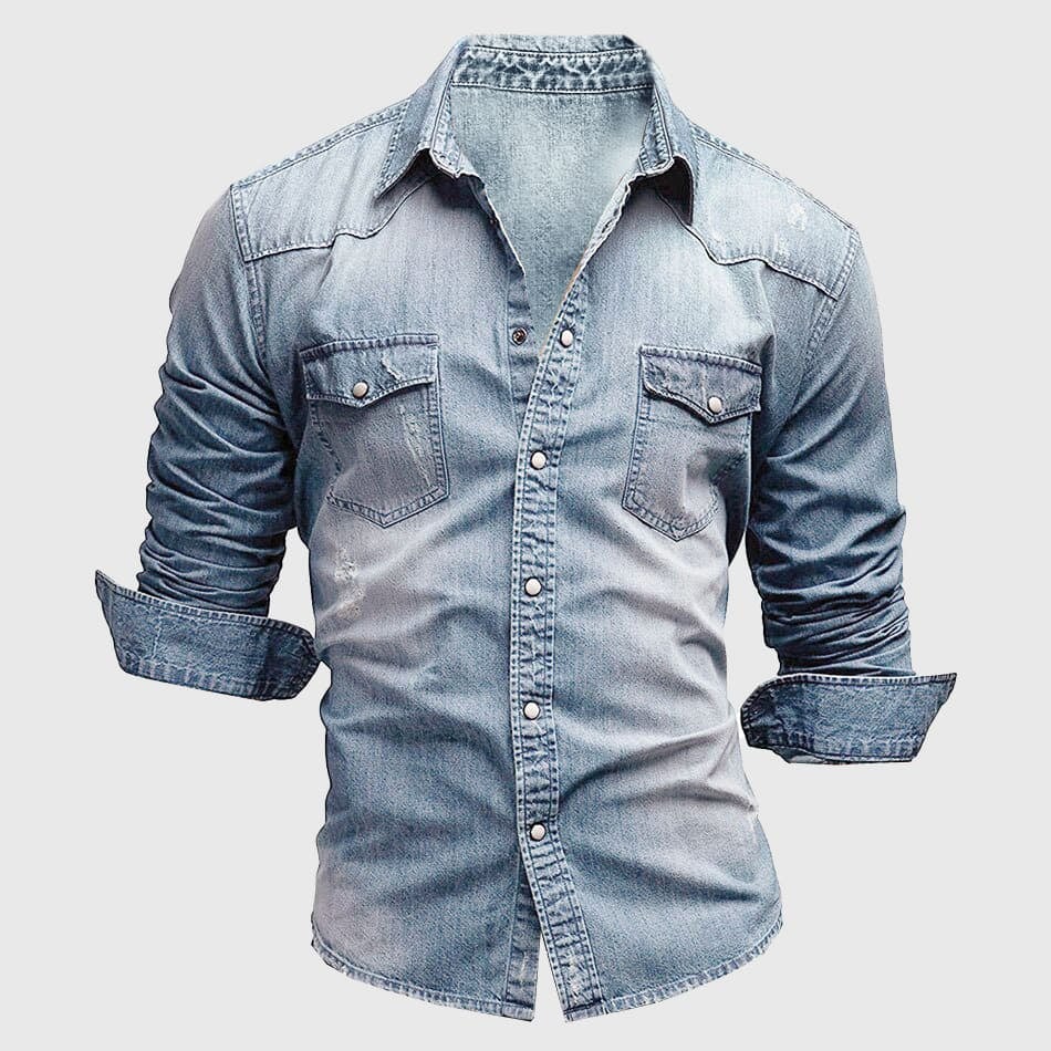 Julien | Polo en Denim Slim Fit pour Homme