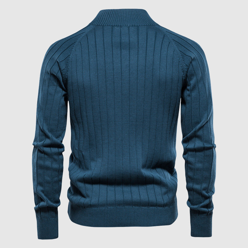 Lorenzo | Cardigan Zippé en Coton pour Homme