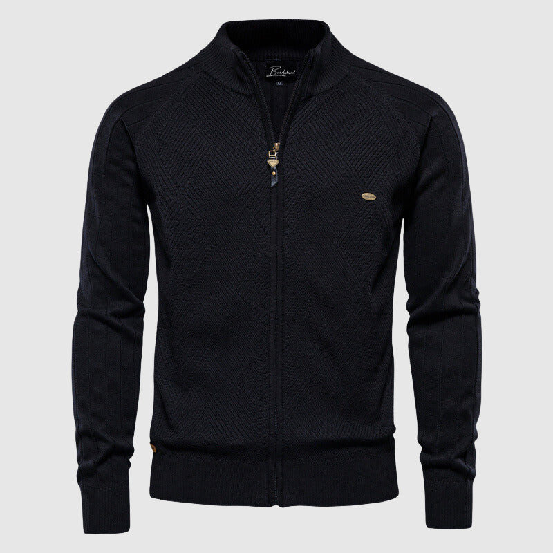 Lorenzo | Cardigan Zippé en Coton pour Homme