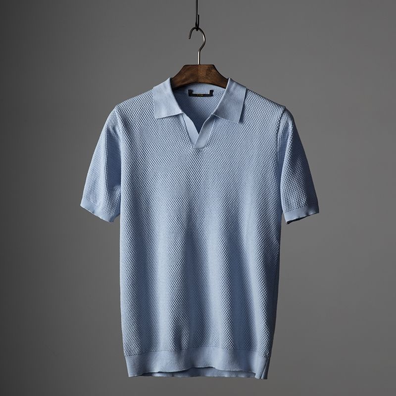 Mauris | Polo Tricoté à Manches Courtes pour Homme