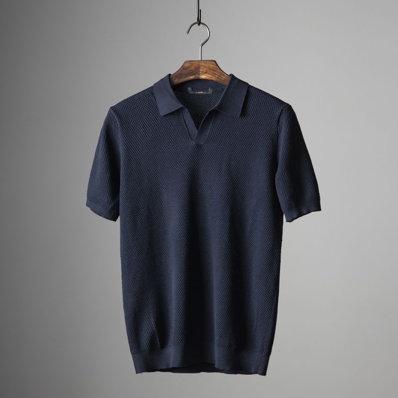 Mauris | Polo Tricoté à Manches Courtes pour Homme