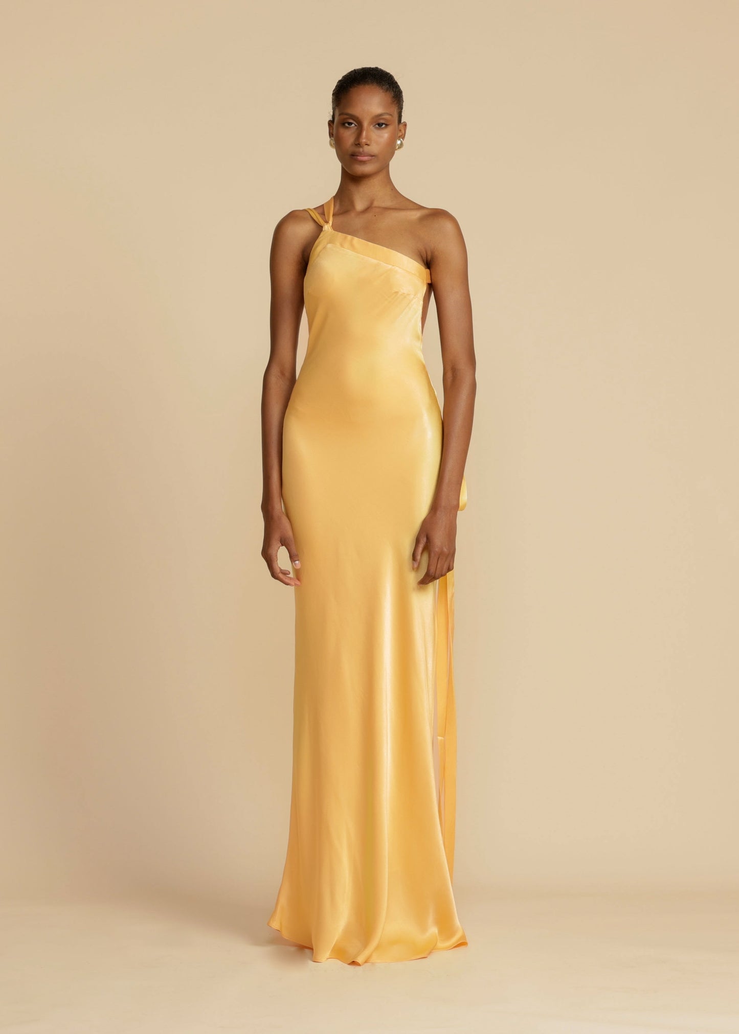 Seraphina | Robe Longue Asymétrique Dos Nu pour Femme