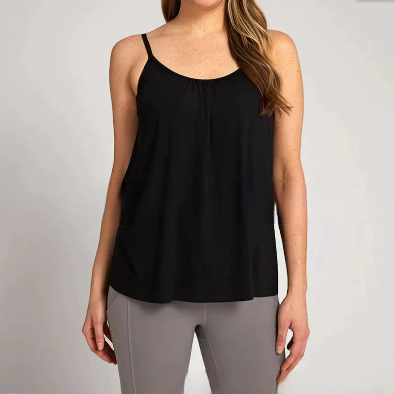 Sienna | Top Débardeur avec Soutien-Gorge Intégré