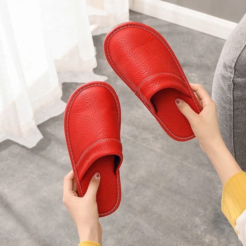 Jules | Chaussons en Cuir Robustes et Confortables pour Hommes