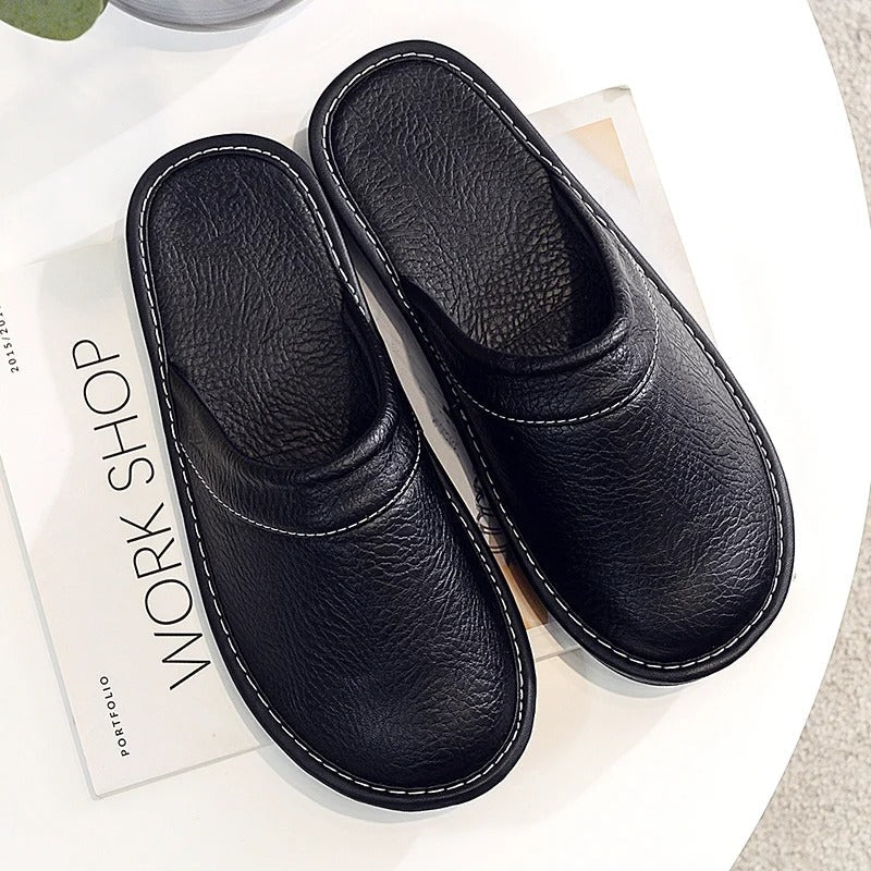 Jules | Chaussons en Cuir Robustes et Confortables pour Hommes