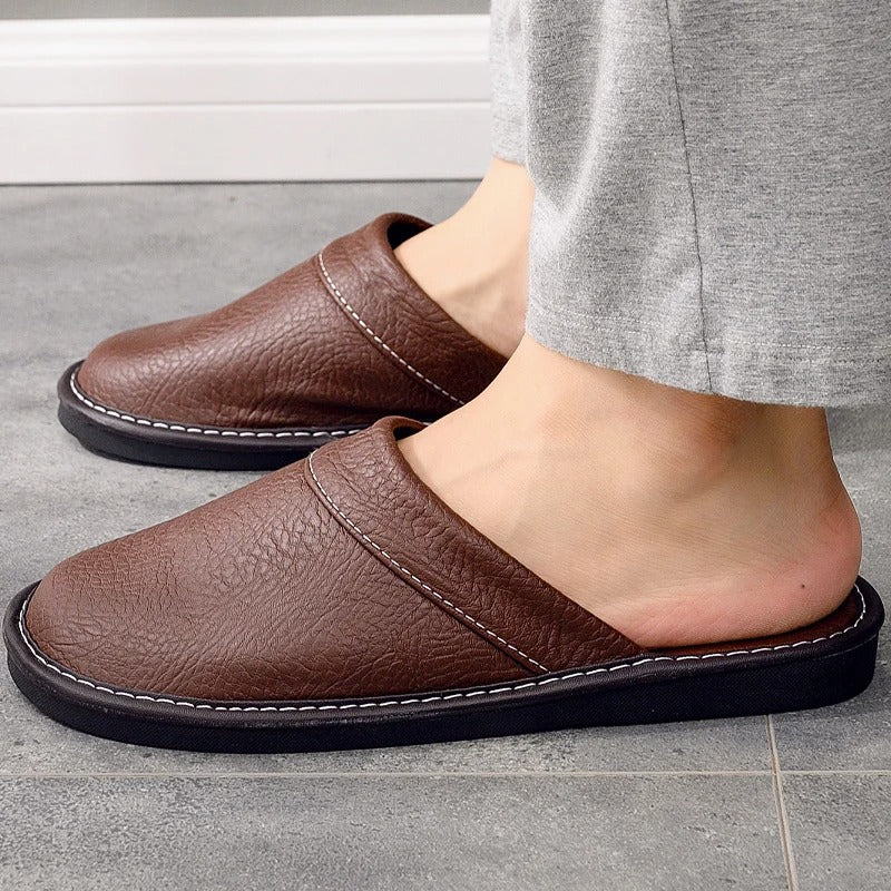 Jules | Chaussons en Cuir Robustes et Confortables pour Hommes