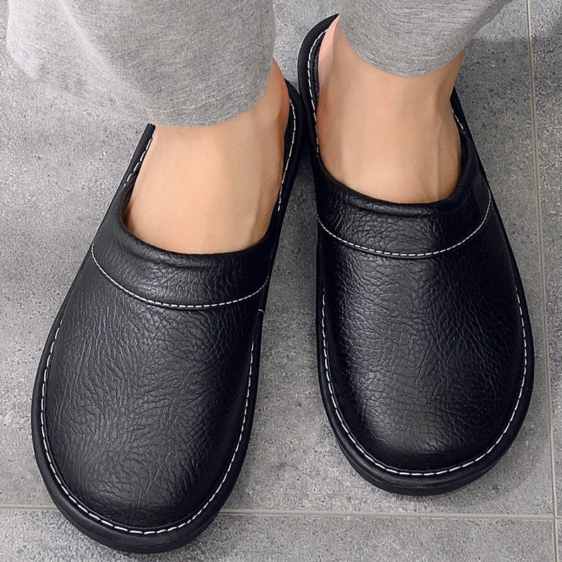 Jules | Chaussons en Cuir Robustes et Confortables pour Hommes