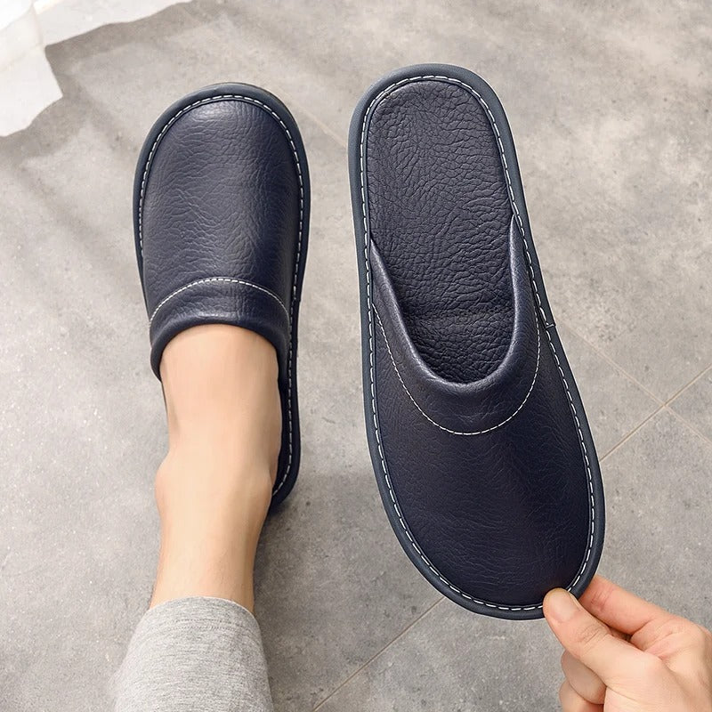 Jules | Chaussons en Cuir Robustes et Confortables pour Hommes