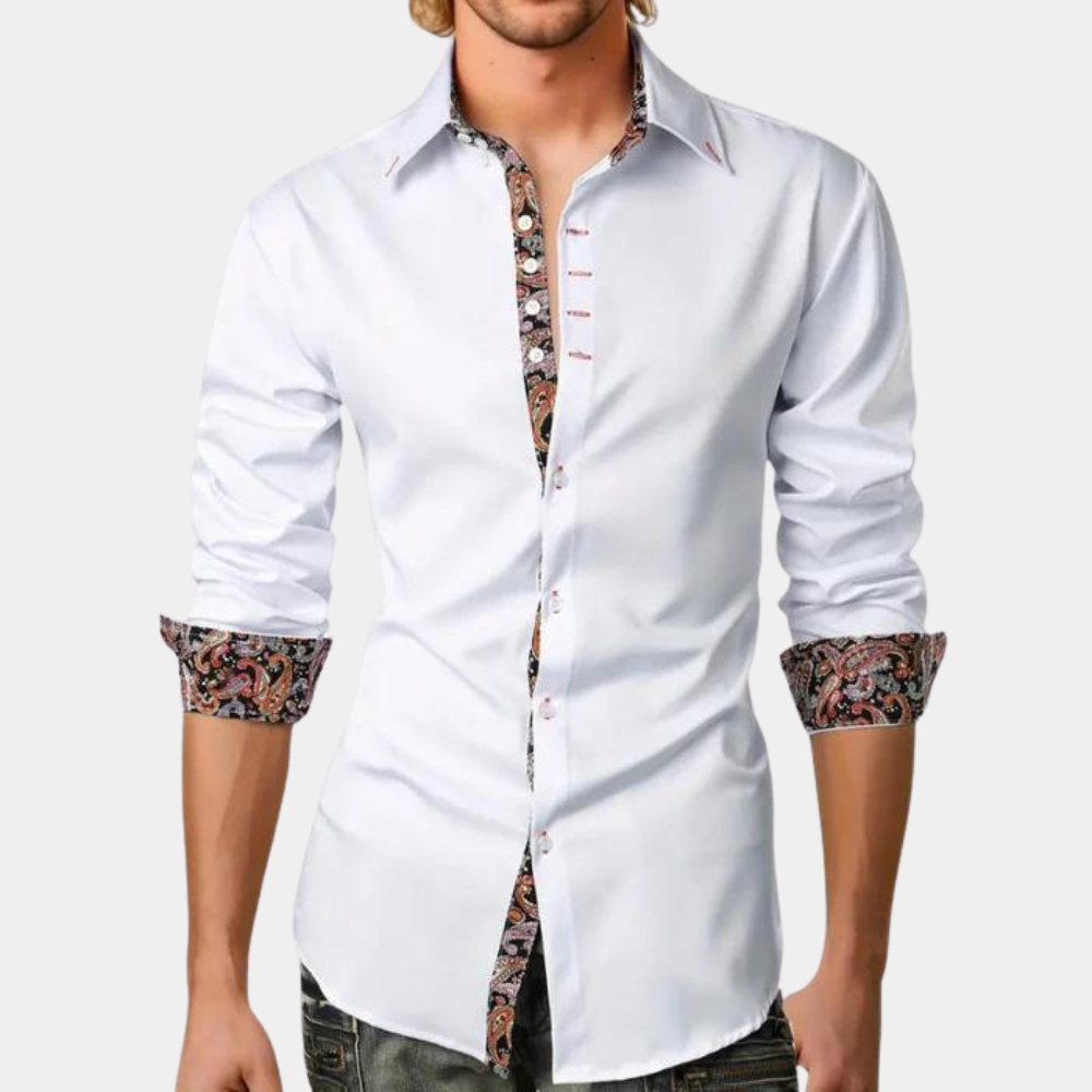 Étienne | Chemise Homme Manches Longues Légère et Élégante