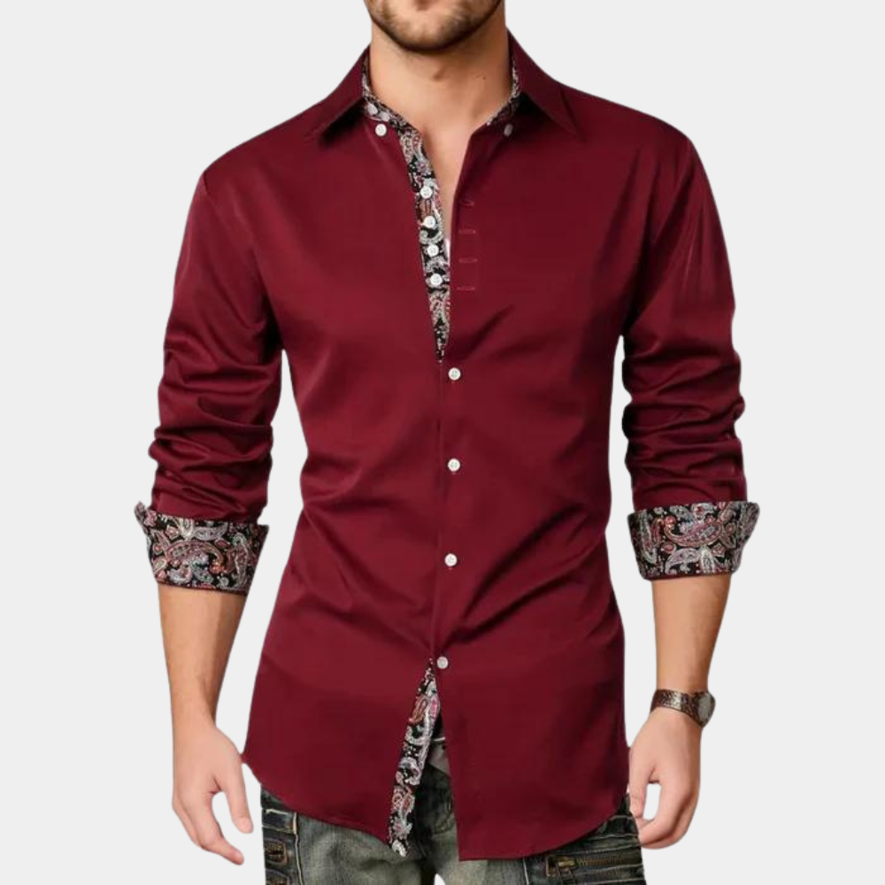 Étienne | Chemise Homme Manches Longues Légère et Élégante