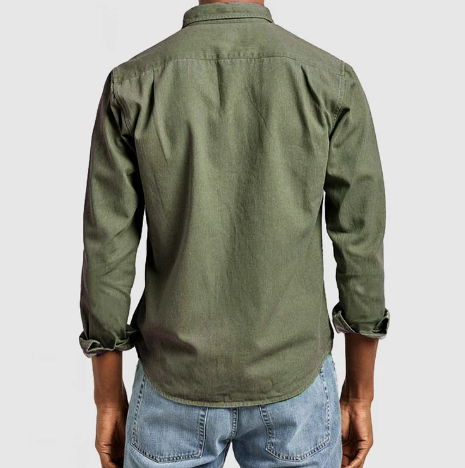 Raphaël | Chemise homme casual en coton brossé