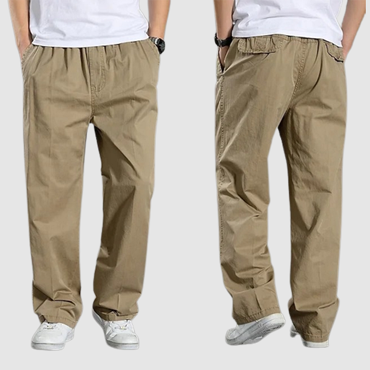 Hugo | Pantalon Cargo Droit en Coton pour Homme