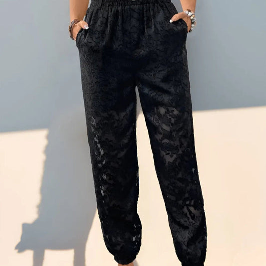 Sofia | Pantalon Décontracté à Taille Élastique et Poches
