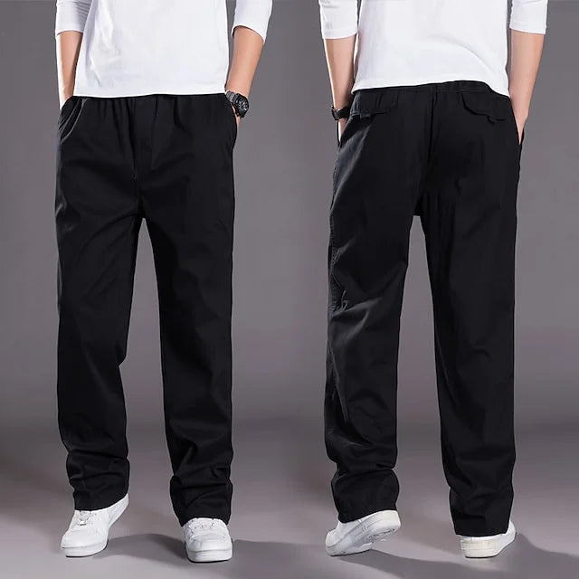 Hugo | Pantalon Cargo Droit en Coton pour Homme
