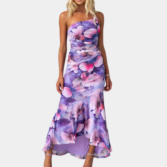 Amélie | Robe Longue à Épaule Unique pour Femme