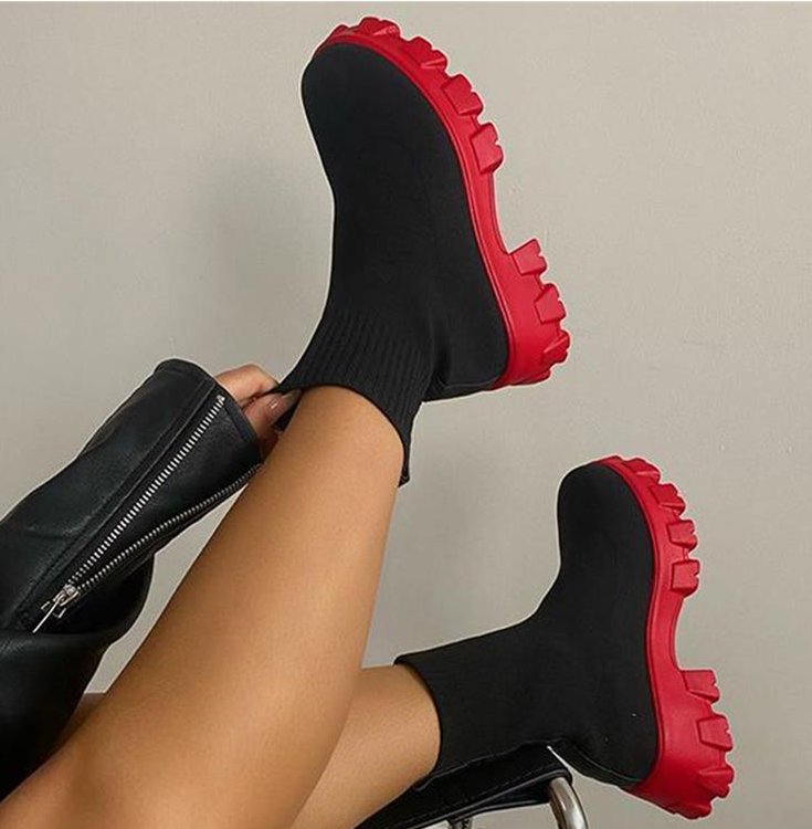 Amaya | Bottines Tissu à Talons Hauts pour Femme