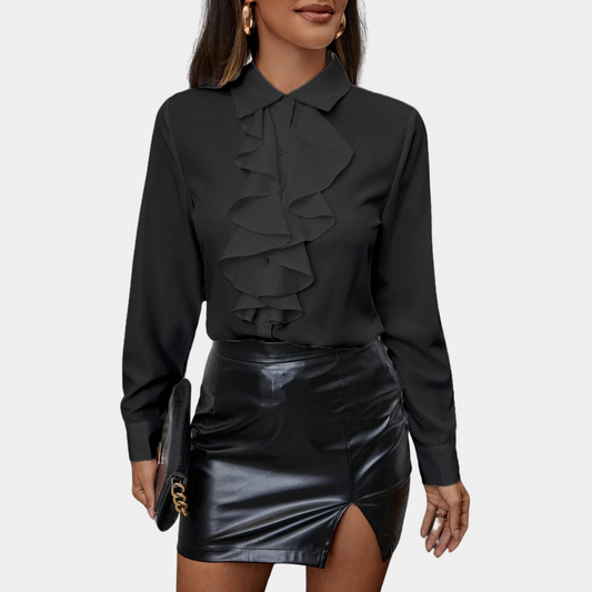 Annelise | Blouse Femme Élégante à Volants