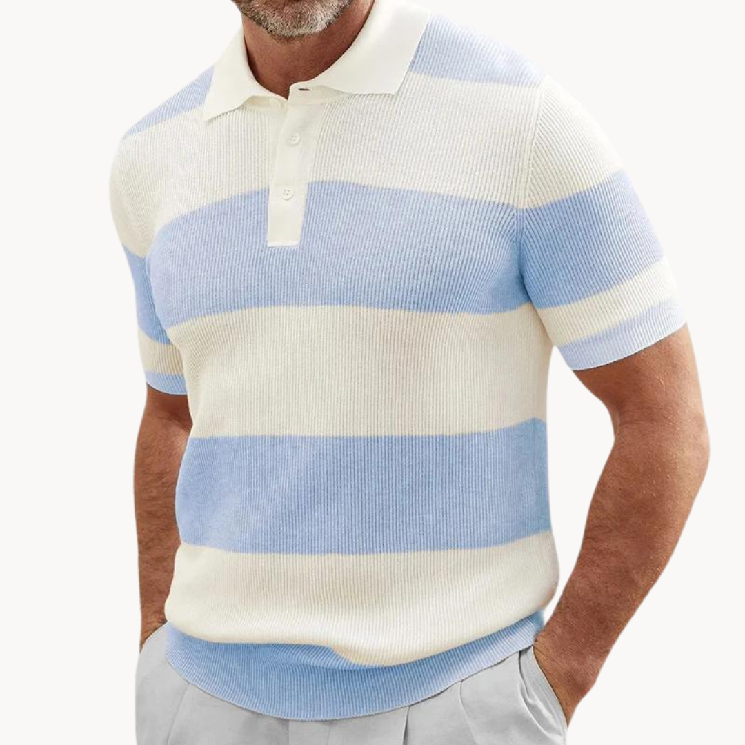 Matteo | Polo Maille Fine à Manches Courtes pour Homme