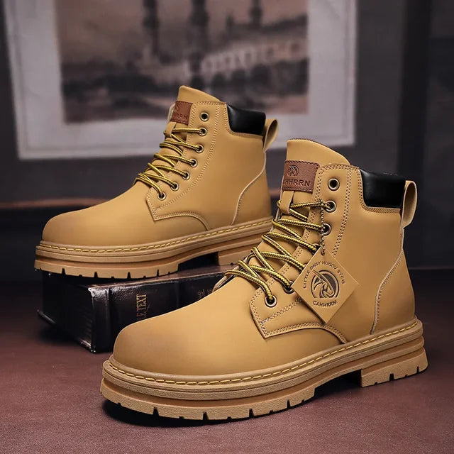 Bastien | Bottes en cuir à hauteur de cheville pour hommes