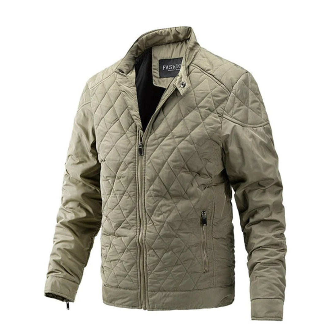 Sébastien | Veste Légère à Carreaux Pour Hommes au Style Décontracté