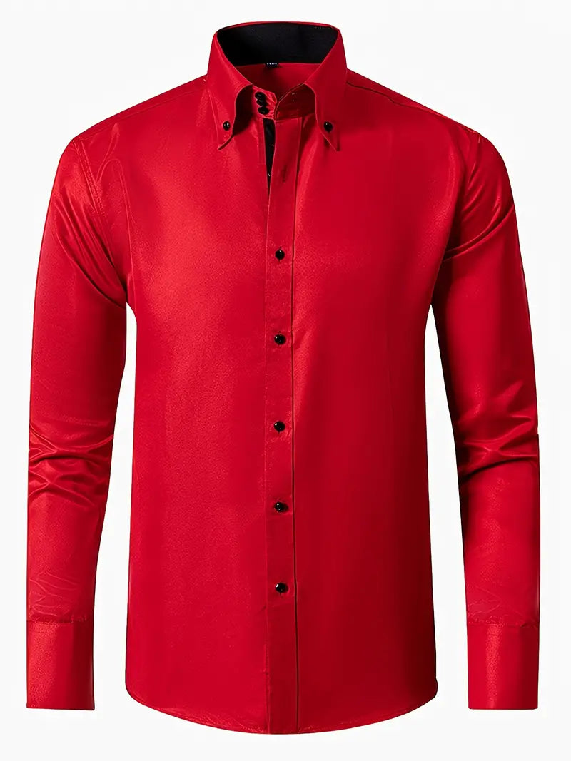 Dario | Chemise Habillée à Manches Longues pour Homme