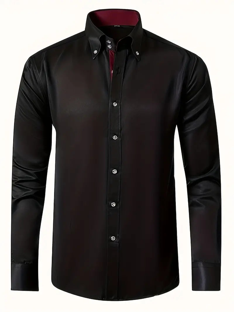 Dario | Chemise Habillée à Manches Longues pour Homme