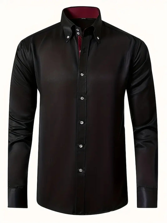 Dario | Chemise Habillée à Manches Longues pour Homme