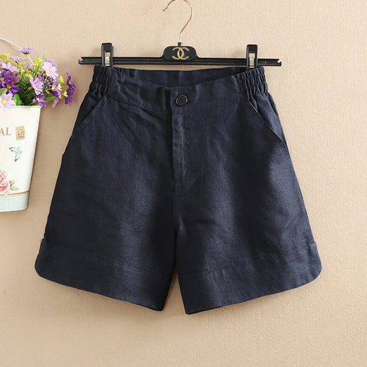 Elenya | Shorts Décontractés Taille Haute pour Femme