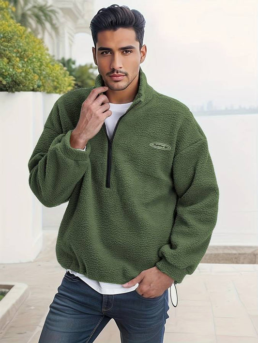 Eliano | Pull Fleece Zippé pour Homme