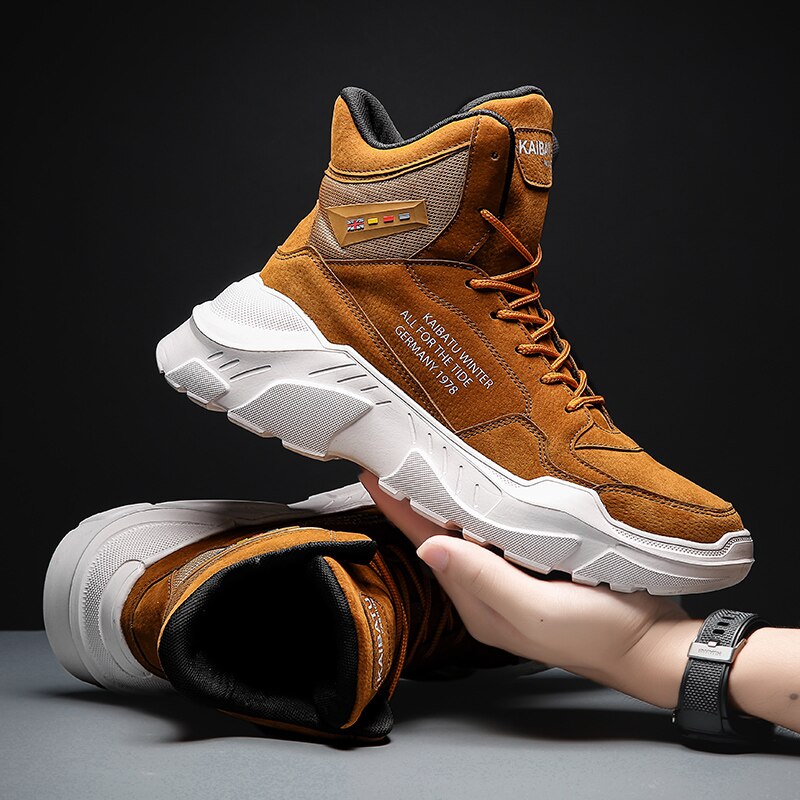 Niko | Baskets Montantes à Semelle Épaisse pour Hommes