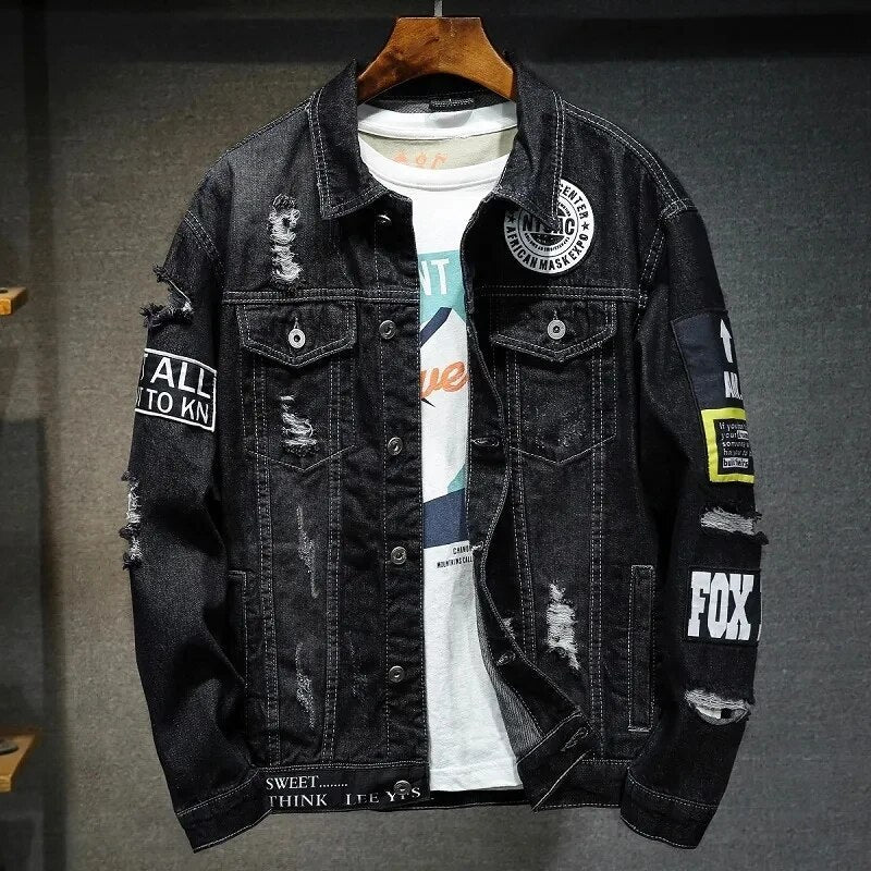 Hugo | Veste en Denim Déchiré pour Hommes