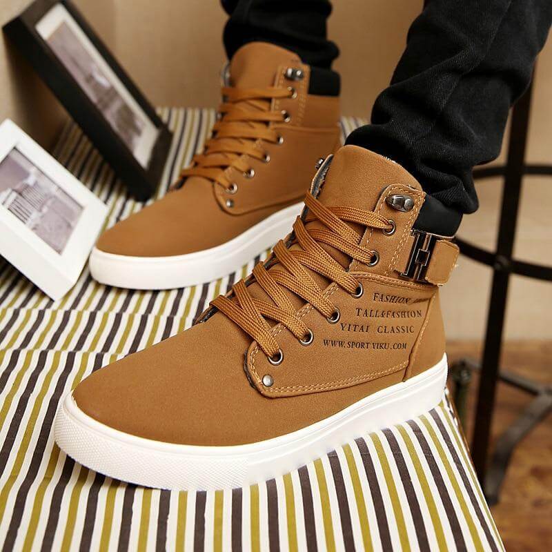 Julien | Bottines d’Hiver à Lacets pour Homme