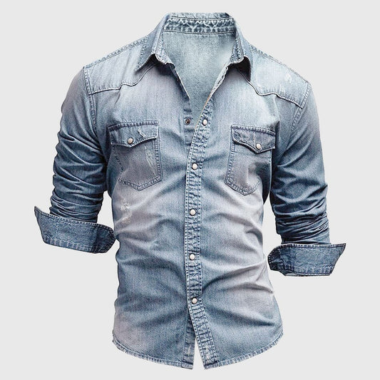 Julien | Polo en Denim Slim Fit pour Homme
