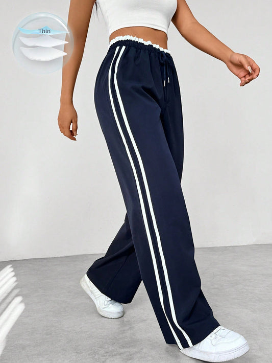 Léa | Pantalon Large Sportif à Taille Élastique pour Femmes